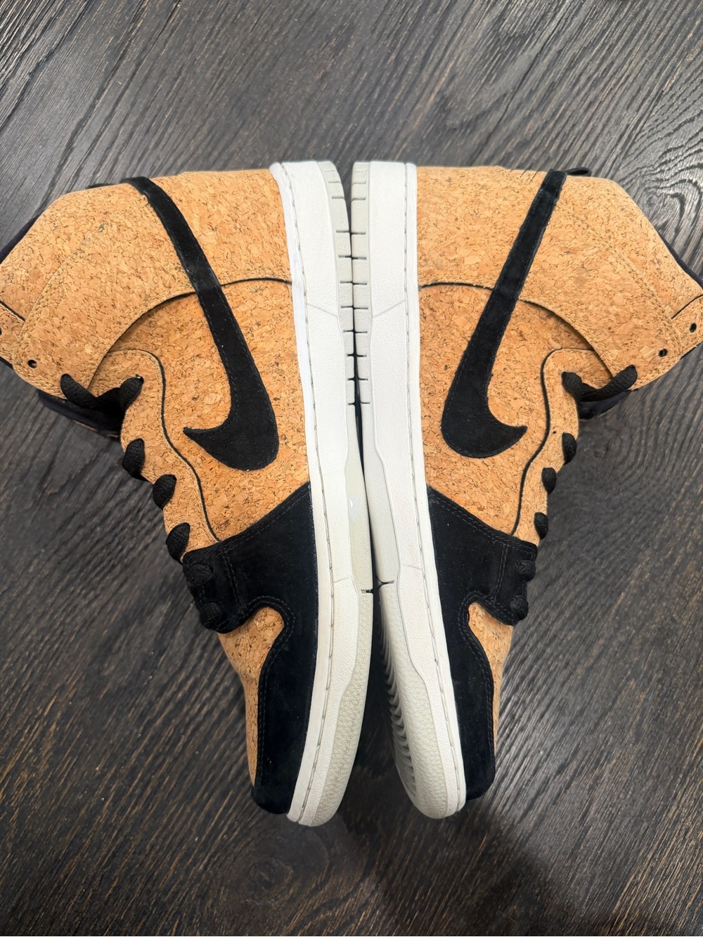 Nike SB Dunk High Men Size 12 Pro Black Hazelnut White Training Shoe - Picture 10 of 11